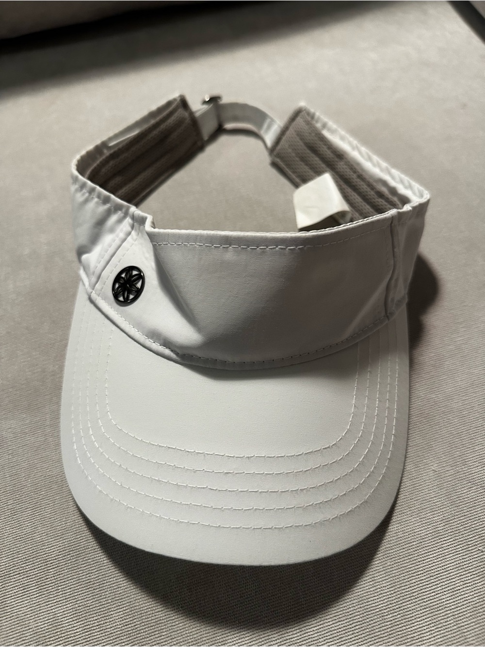 GAIAM White Kids Sun Visor with Decorative Accent
